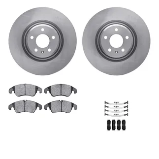 R1 Concepts WFWH1-73073 E- Line Series Brake Rotor W/ Ceramic Brake Pads & Hdw